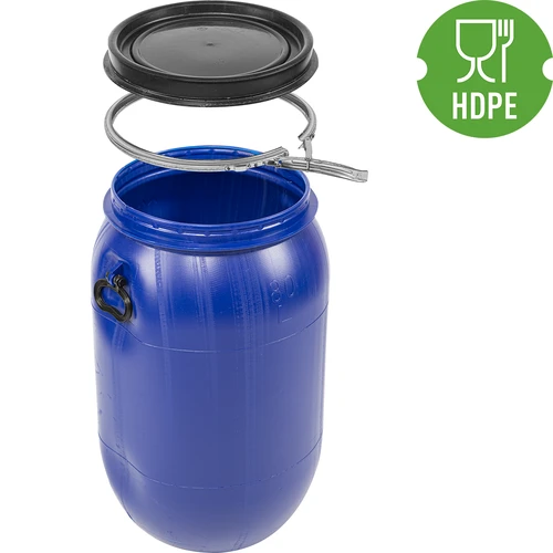 Barril para fermentar couve e pepinos 80 L, azul com aro de fecho - 2