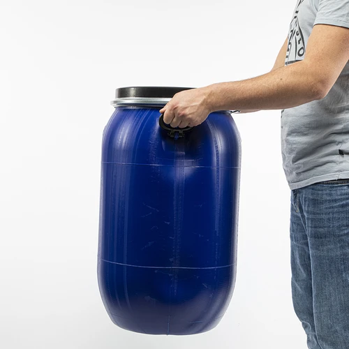 Barril para fermentar couve e pepinos 80 L, azul com aro de fecho - 13