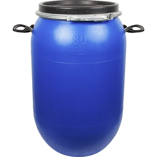 Barril para repolho, pepinos 80 L, azul com aro - 3