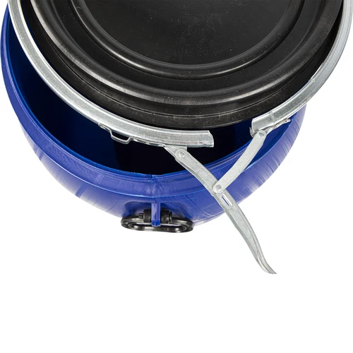 Barril para repolho, pepinos 80 L, azul com aro - 8