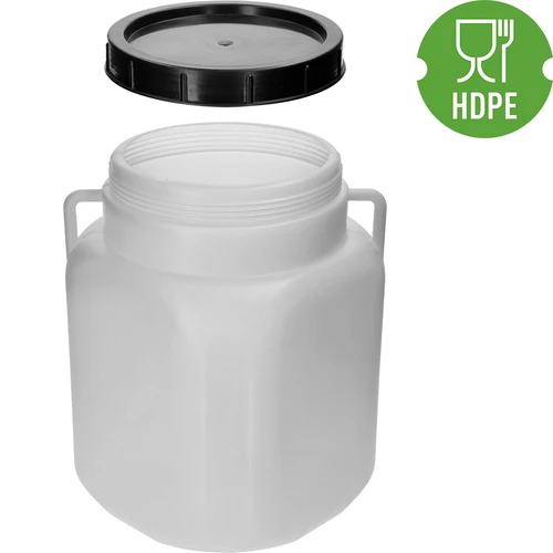 Barril Quadrado de 30 L, branco, com alças, Sterk - 4