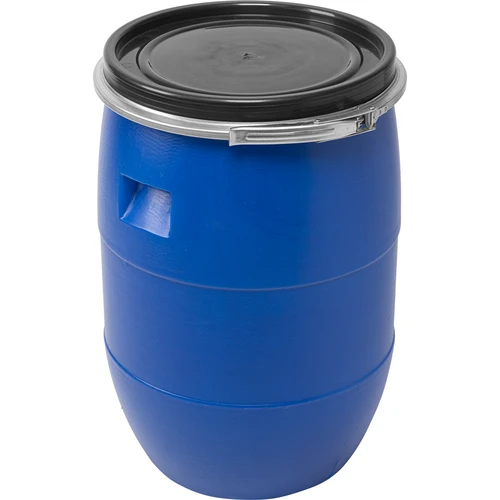 Bidão para couve fermentada 60 L, com aro de aperto, azul, Sterk