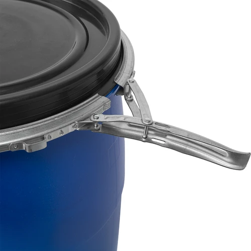 Bidão para couve fermentada 60 L, com aro de aperto, azul, Sterk - 6
