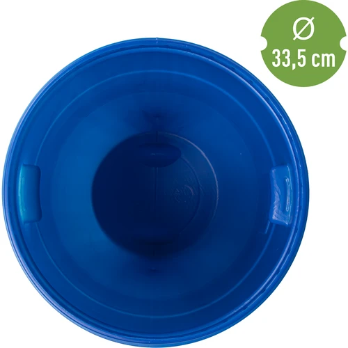 Bidão para couve fermentada 60 L, com aro de aperto, azul, Sterk - 4