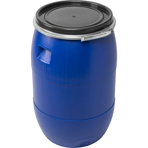 Bidão para couve fermentada 85 L, com aro de aperto, azul, Sterk