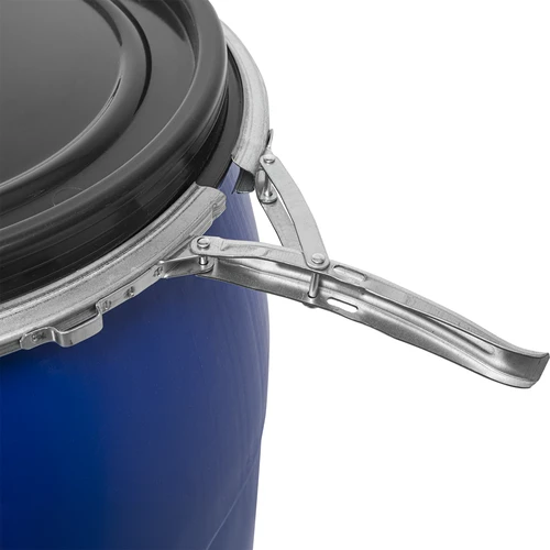 Bidão para couve fermentada 85 L, com aro de aperto, azul, Sterk - 6