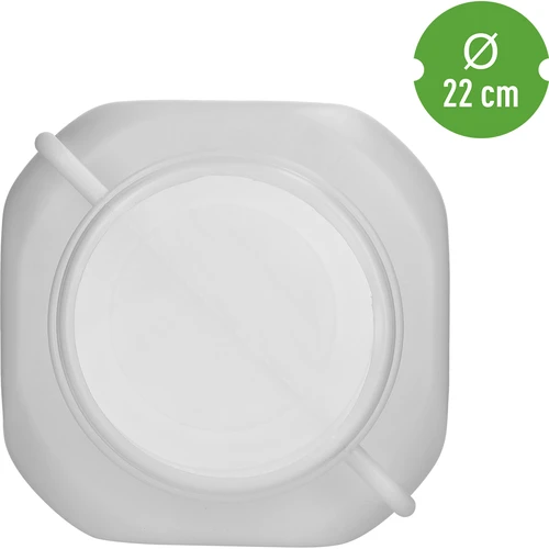 Bidão Quadrado de 50 L, branco, com pegas 50 L - 5