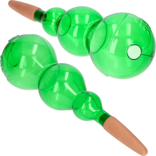 Bola de irrigação tripla (três câmaras), verde transparente com ponta de cerâmica, 600ml - 2
