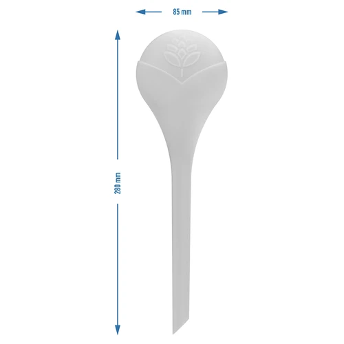 Bolas de irrigação para plantas, brancas translúcidas, 400 ml, 4 peças - 5