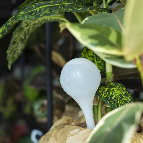 Bolas de rega para plantas, brancas semitransparentes, 400 ml, 4 unidades - 10