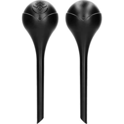 Bolas de rega para plantas, pretas mate, 400 ml, 2 unidades