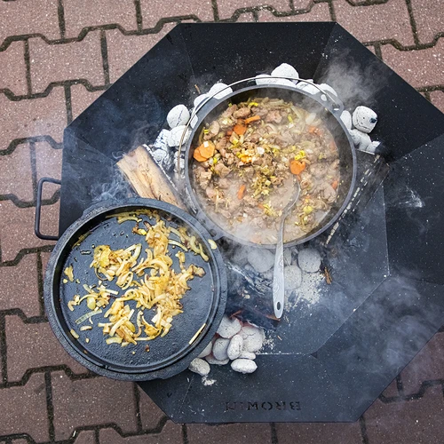 Braseiro de jardim Ø 70 cm - estilo loft - 14