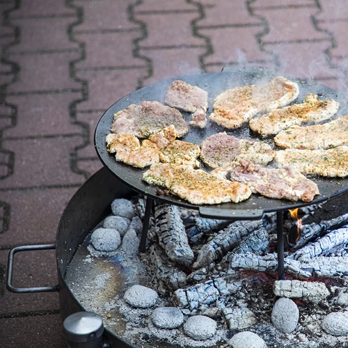 Braseiro de jardim Ø 80 cm soldado - 9