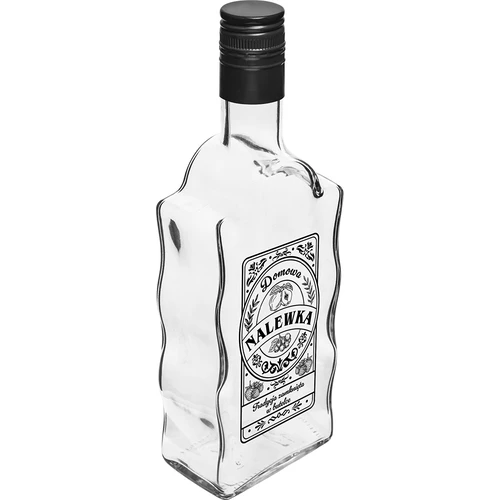 Butelka Klasztorna 500 ml z zakrętką, nadruk „Nalewka", 1 szt.