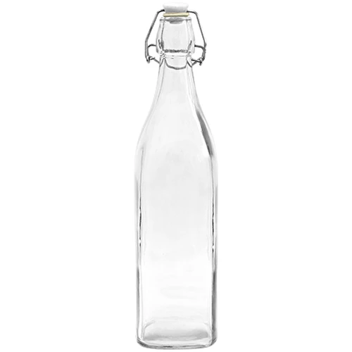 Butelka Kwadrat z hermetycznym zamknięciem 0,5 L
