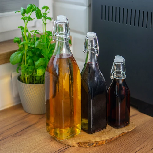 Butelka Kwadratowa hermetyczna 250 ml - 5