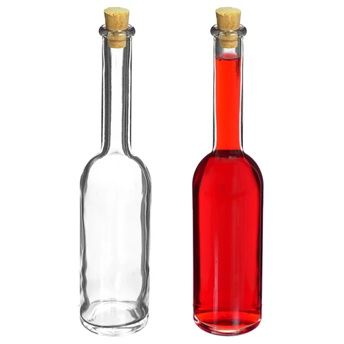 Butelka na nalewkę 100 ml 6 szt.+ 6 korków - 6