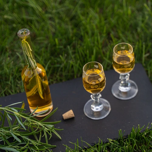 Butelka na nalewkę 200 ml 6 szt.+ 6 korków 23/18 - 9