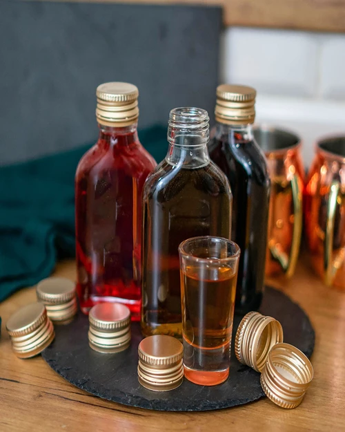 Butelka na nalewki piersiówka 200 ml - 10 szt. - 7