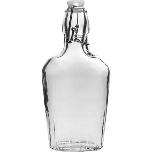 Butelka piersiówka 250 ml z zamknięciem herm.
