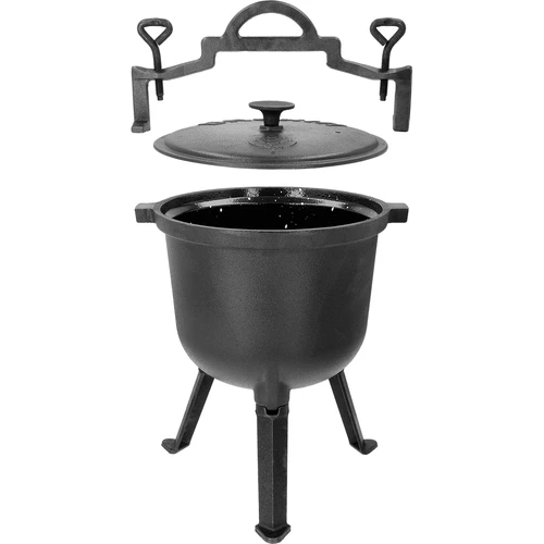 Caldeirão de caçador de ferro fundido com interior esmaltado, 8 L - 2