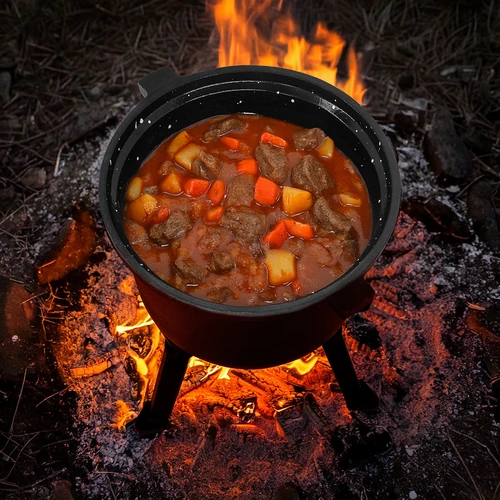 Caldeirão de caçador de ferro fundido com interior esmaltado, 8 L - 7