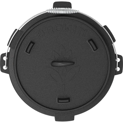 Caldeirão suspenso em ferro fundido com tampa-frigideira - 7