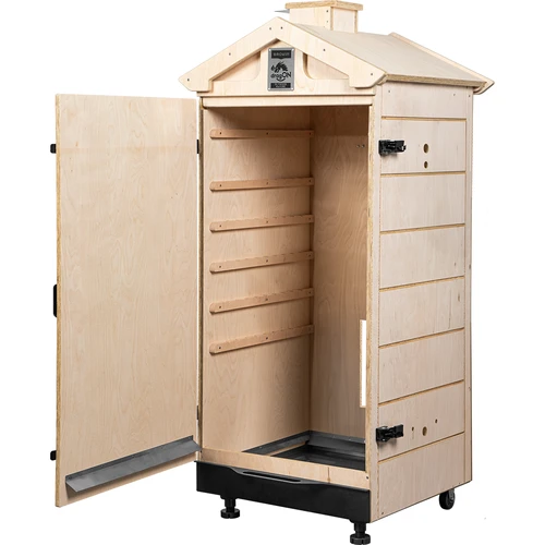 Câmara de defumação de contraplacado certificado, sem estrutura, 200 L, com rodas - 2