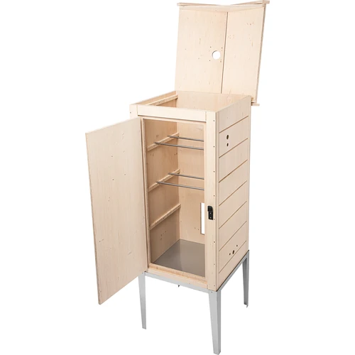 Câmara de defumação em compensado certificado, 200L, com base em aço inoxidável - 2