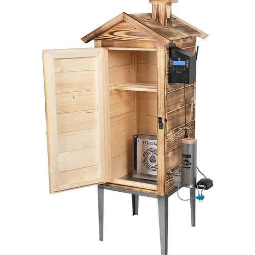 Câmara de fumagem com Wi‑Fi, 200 L – dragON WOOD 100IQ com módulo elétrico de aquecimento e controlador, a lenha - 2
