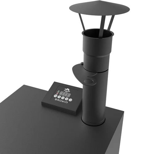 Câmara de fumagem elétrica dragON com base móvel - 17