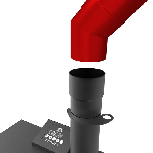 Câmara de fumagem elétrica dragON com base móvel - 33