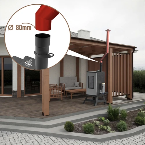 Câmara de fumagem elétrica dragON com base móvel - 32