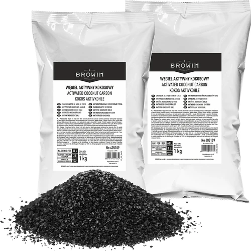 Carvão ativado de coco 1 kg x 2 - conjunto  - 1 
