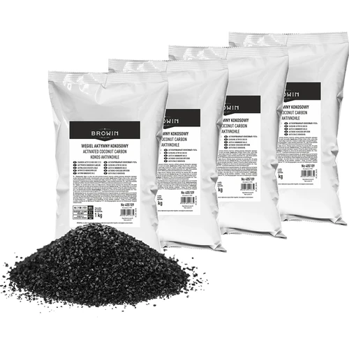 Carvão ativado de coco 1 kg x 4 - conjunto  - 1 