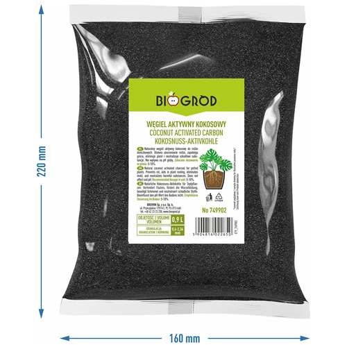 Carvão ativado de coco para plantas 0,9 L - 5