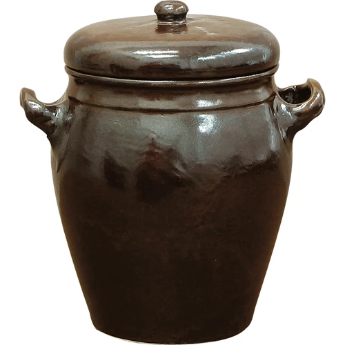 Cerâmica - panela rústica de 1,6l com tampa  - 1 