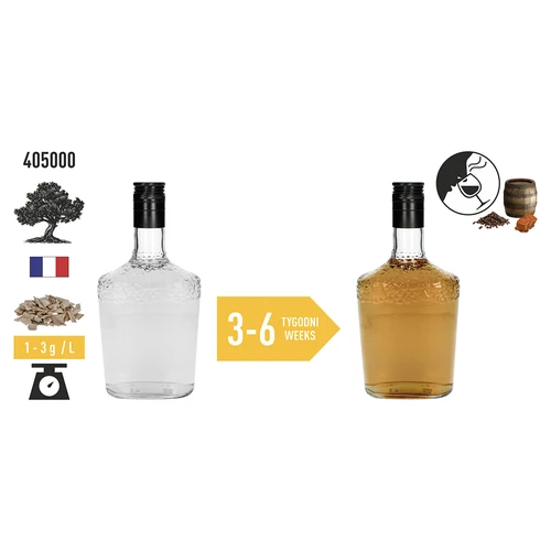 Chips de carvalho de tosta forte, 20 g - 6