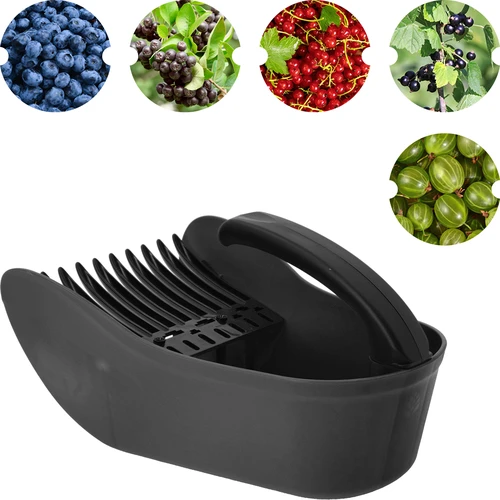 Colhedor de pequenos frutos de plástico, preto - 2