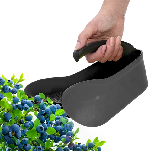 Colhedor de pequenos frutos de plástico, preto - 6