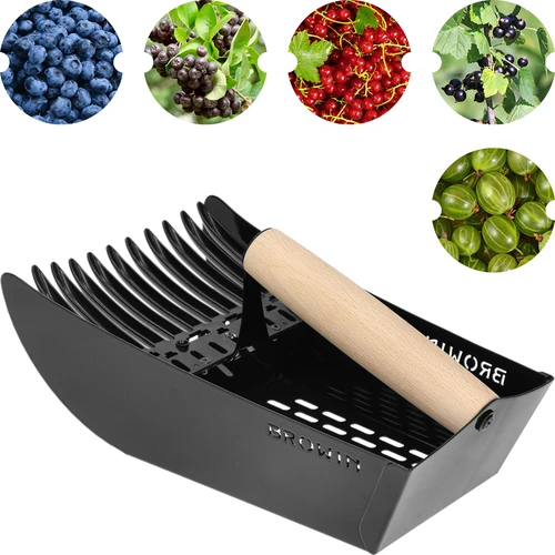 Colhedor de pequenos frutos, metálico preto - 2