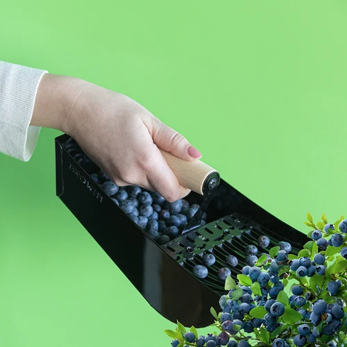 Colhedor de pequenos frutos, metálico preto - 8
