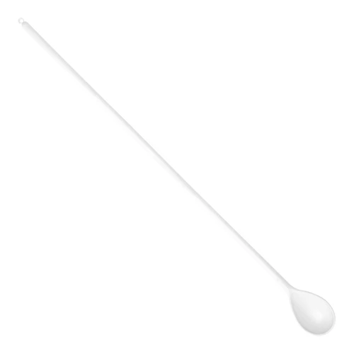 Colher de plástico branca 70cm  - 1 