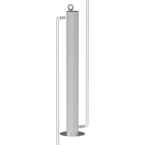 Coluna de filtração de aço inoxidável, suspensa, com acessórios e carvão ativado incluídos - 2