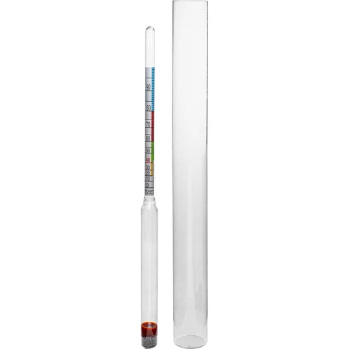 Coluna de filtração de vidro com alcoômetro, tubo de silicone e carvão de coco - 5