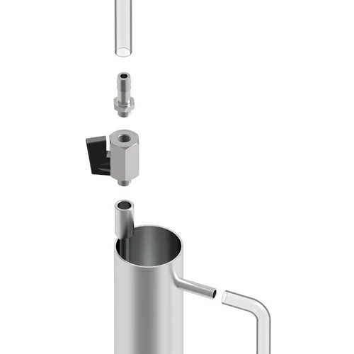 Coluna de filtração premium de aço inoxidável, com acessórios e carvão ativado incluídos - 3