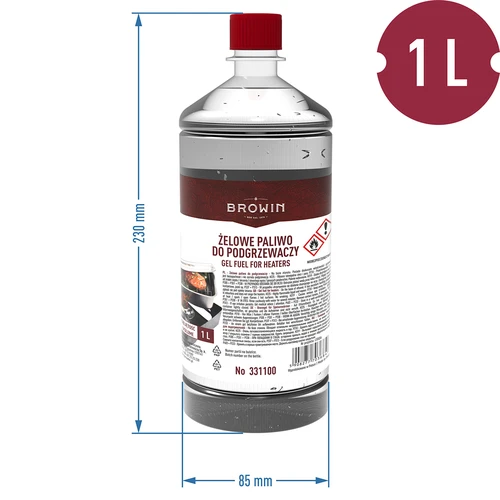 Combustível em gel para aquecedores de defumadores 1 L - 2