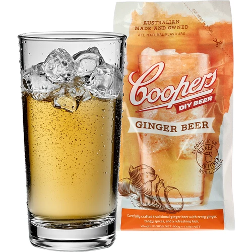 Concentrado Coopers para fabrico de cerveja Ginger Beer, 0,5kg