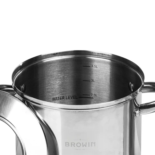 Conjunto com bainha de água - prensa de presunto 1,5 kg + panela - 4