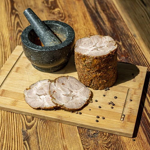 Conjunto com camisa de água - cozedor de fiambre 1,5 kg + panela - 23